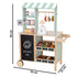 Large Multifunctional Wooden Food Truck Stand, 73 pcs